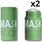 ( BUY 1 GET 2)Green Tea Purifying Clay Face Mask Oil Control Blackhead Remover